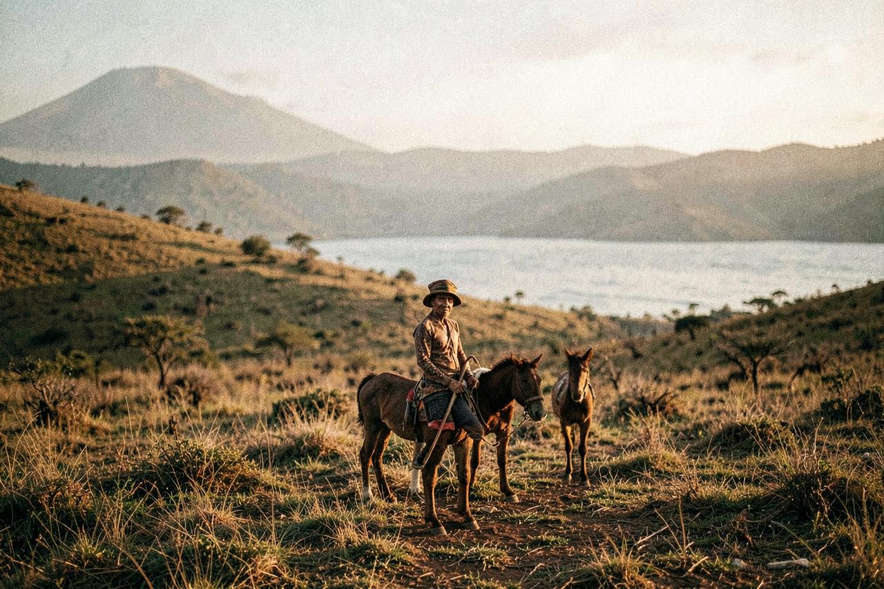 Savannah Ride With a Sumba Horse Keeper