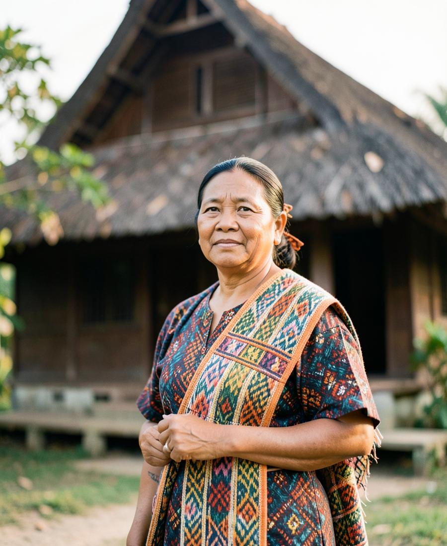 Rambu Kahi, Ikat dyer, East Sumba