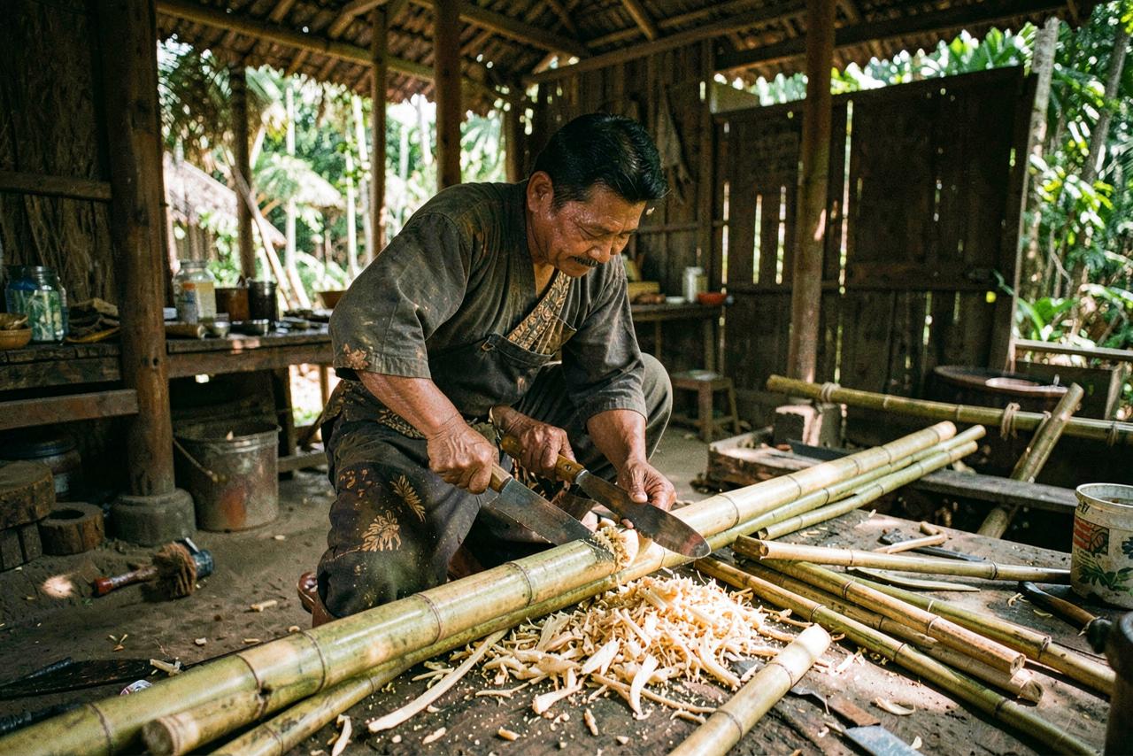 Bamboo Craft in Penglipuran