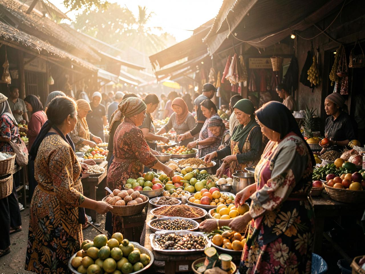 Morning Market With a Balinese Cook