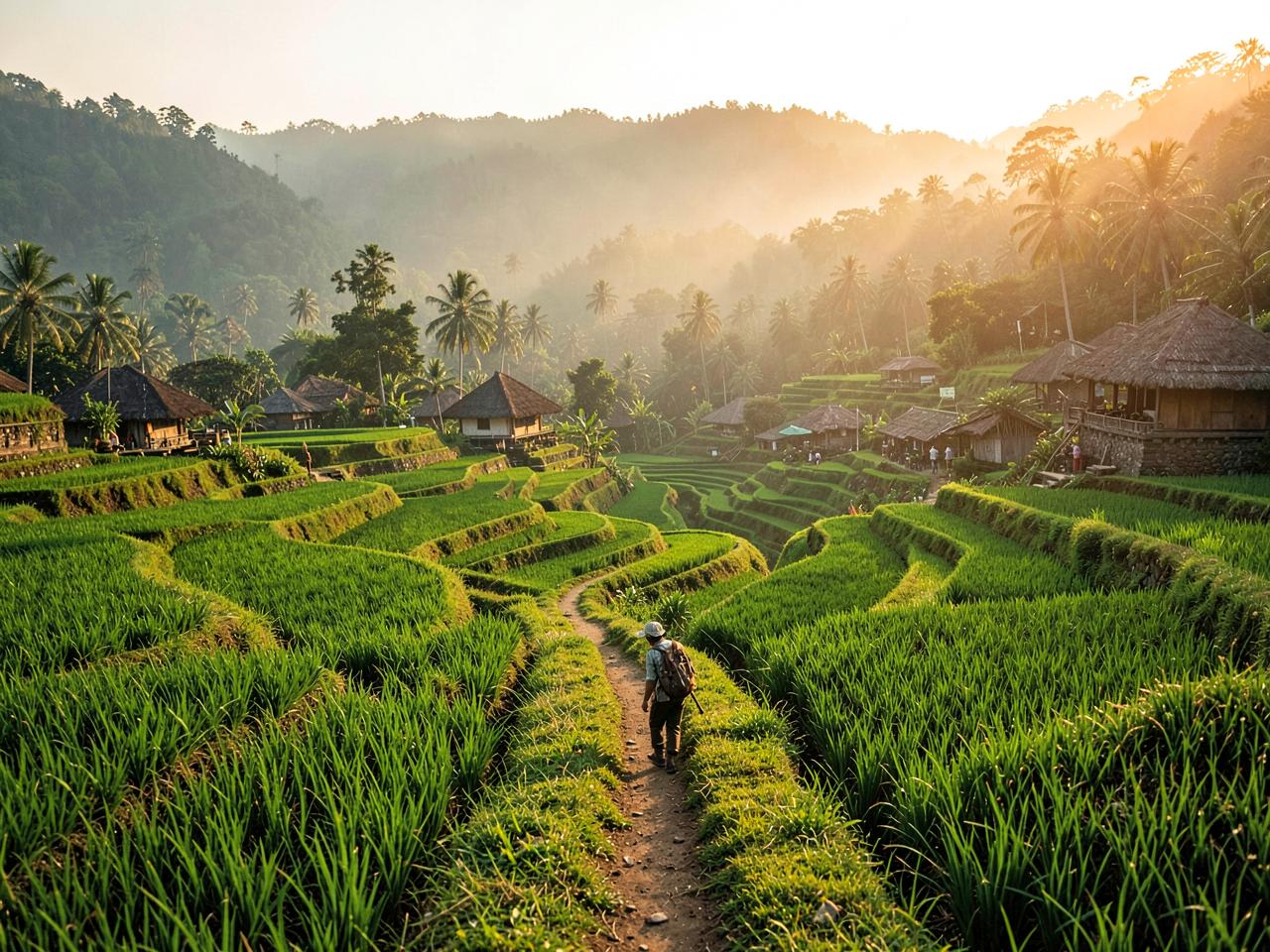Subak Walk With a Rice Farmer