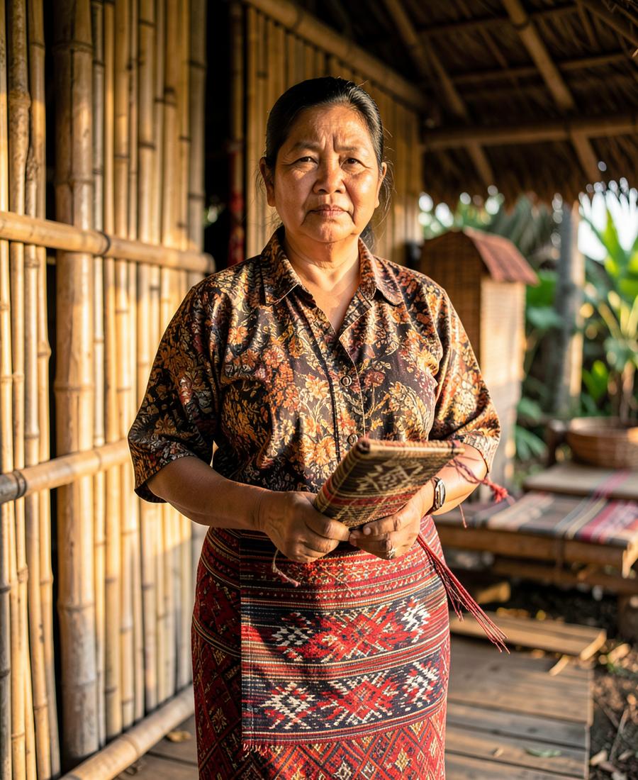Maria, Ikat weaver and community coordinator