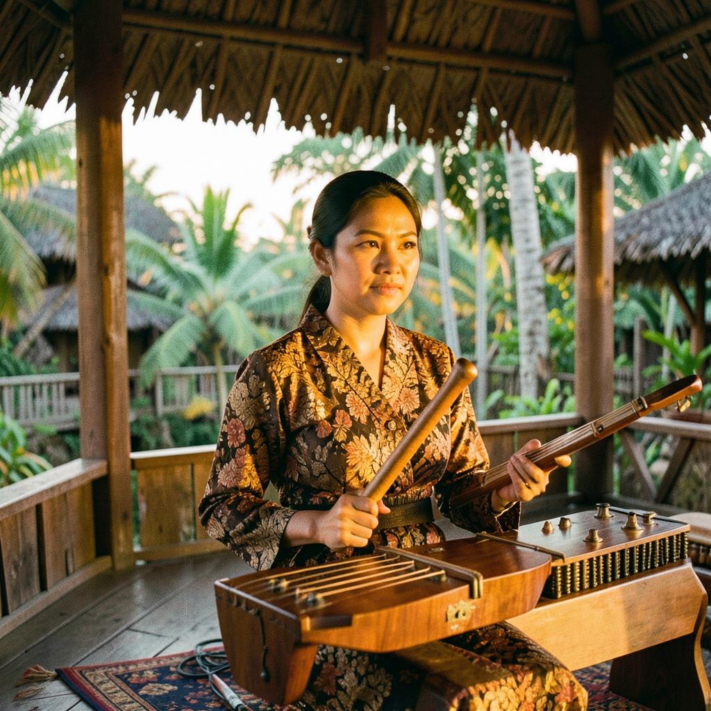Putu, Gamelan teacher