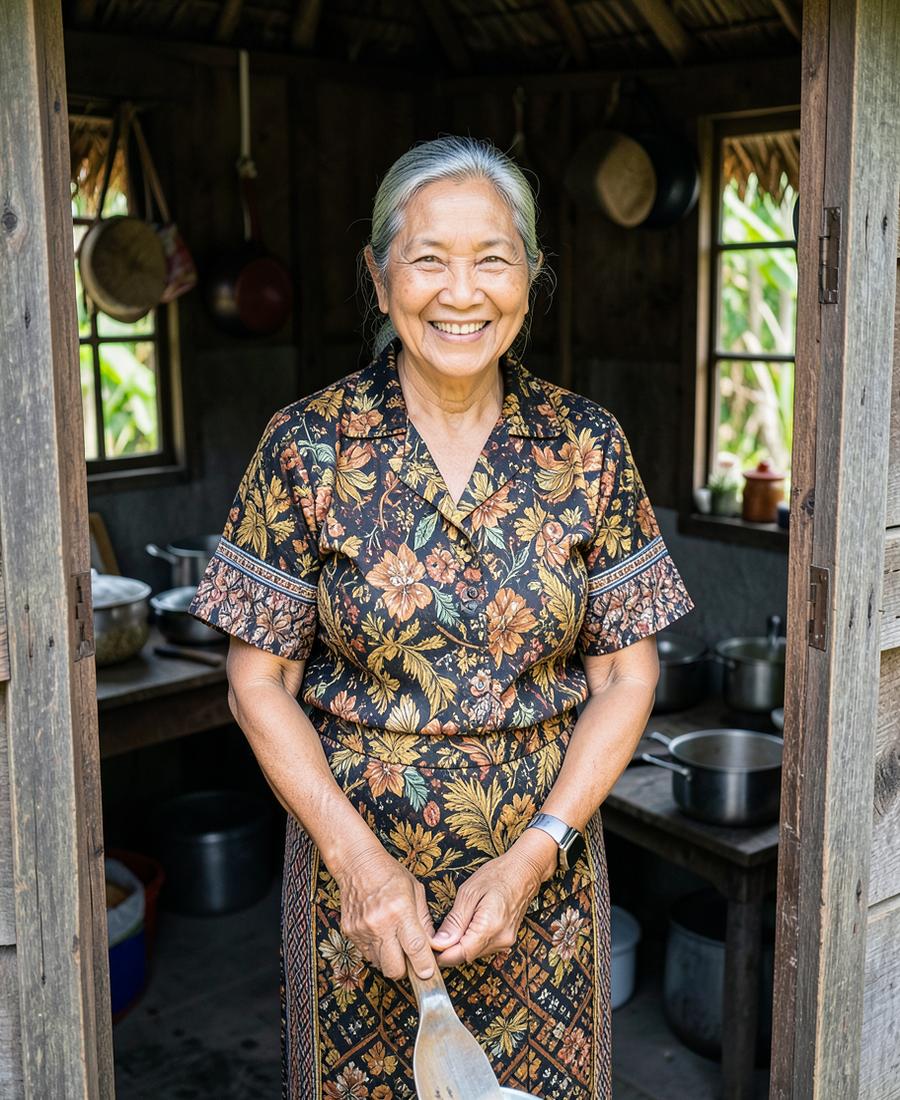 Wayan, Balinese home cook in Penestanan, Ubud